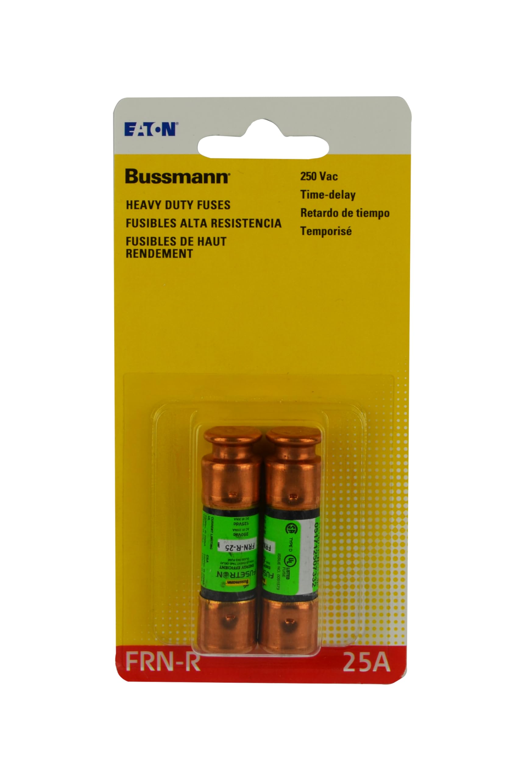 Bussmann BP/FRN-R-25 25 Amp Fusetron Dual Element Time-Delay